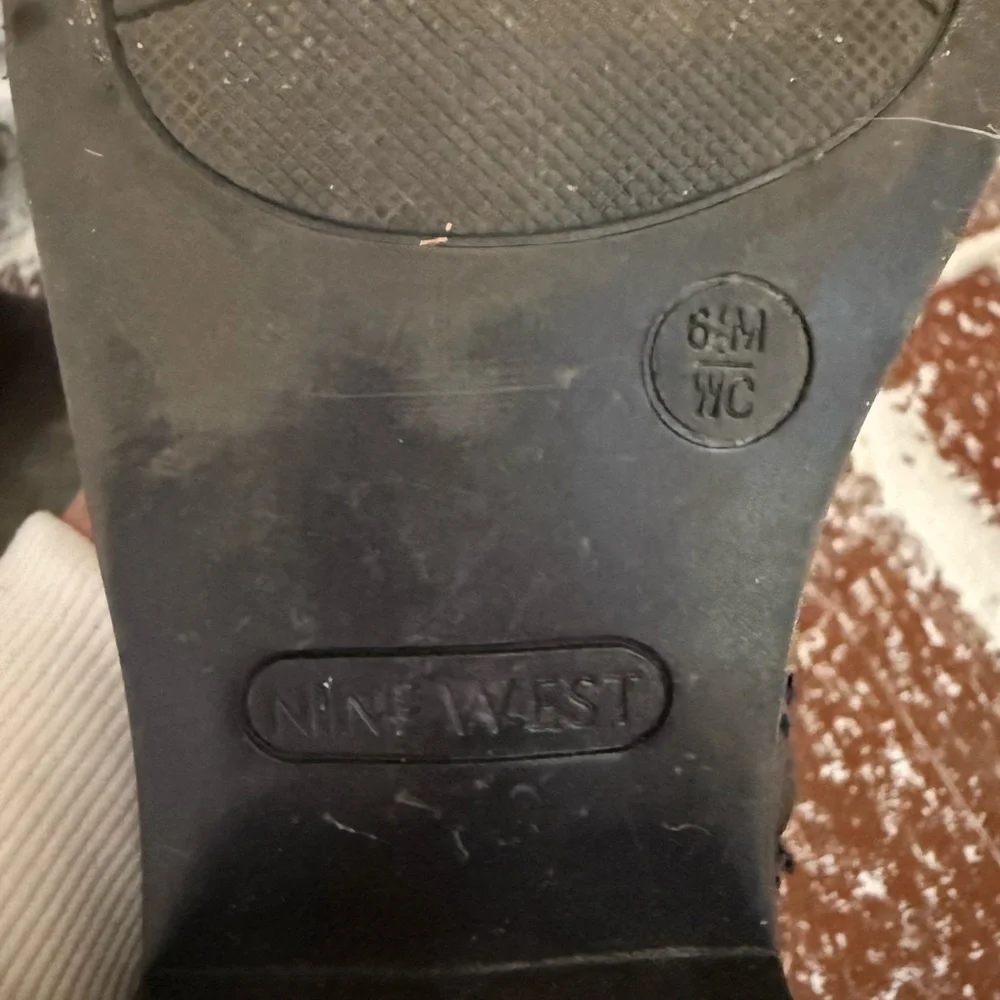 Nine West Brown Knee-High Leather Boots